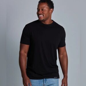 ONNO Men’s Bamboo black plain T-Shirt XL summer casual quiet luxury